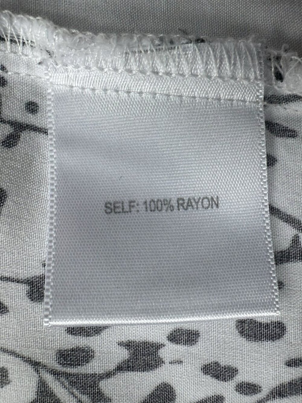 Women's XL Short-Sleeve Blouse Black and White Tigers & Cheetahs Jane Delancey - Picture 9 of 12